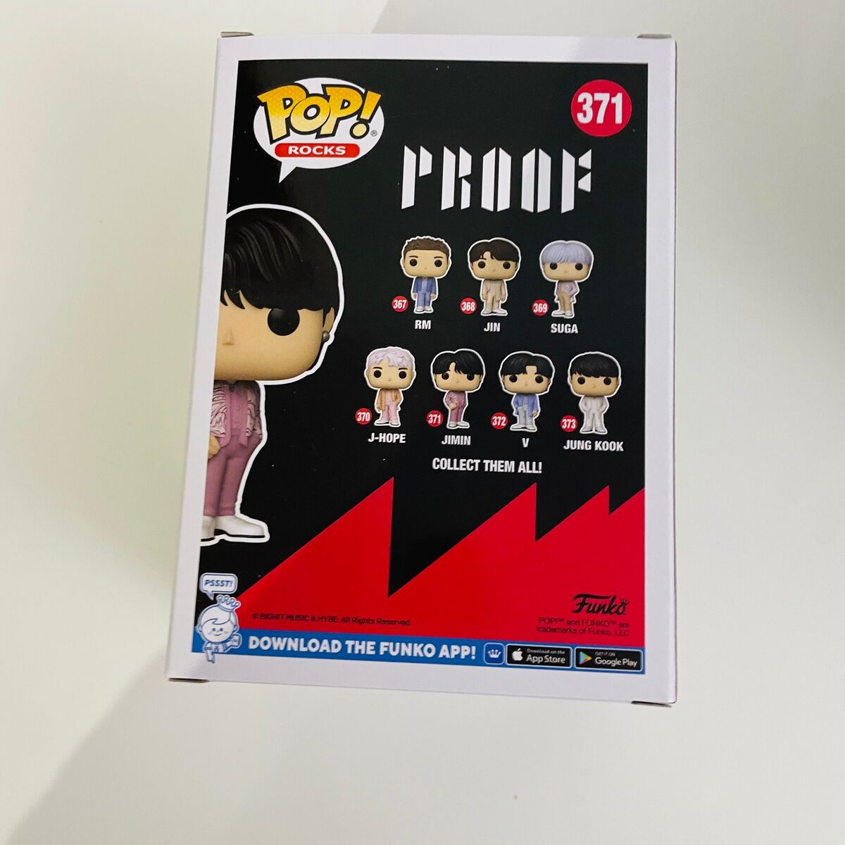 Funko POP! Rocks : BTS #371 : Proof Jimin & Protector Funko POP! Rocks : BTS #371 : Proof Jimin & Protector