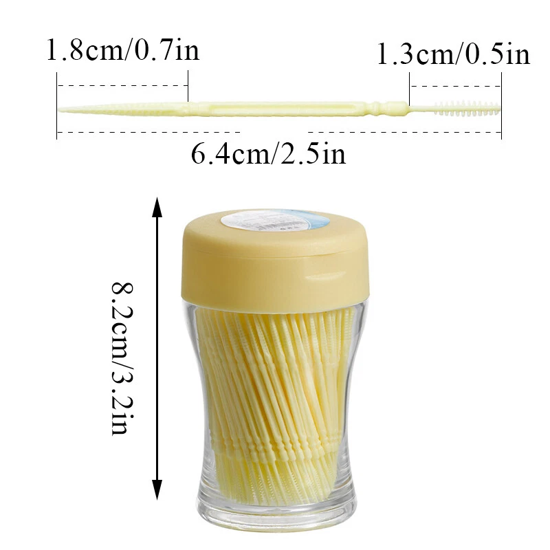 200件装塑料牙签牙签口腔护理卫生牙线刷 — 第 2/4 张图片