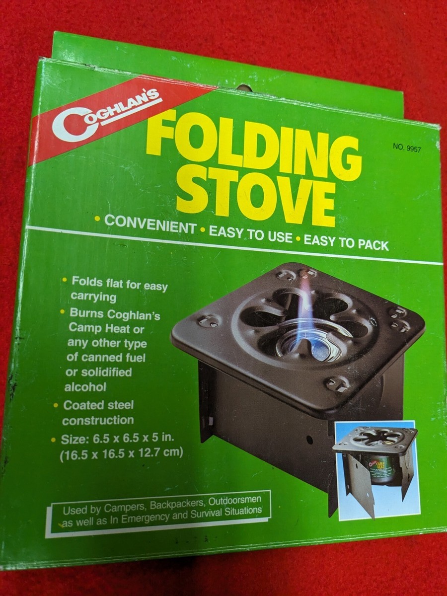 ソロモン Coghlan's - Camping Folding Stove- Model #9957 Bunson Single