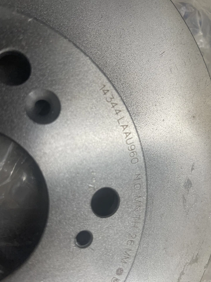 Pair of Brembo Rear Brake Disc Rotors 14344LAAU960 OEM BMW X5 E70 - Изображение 3 из 4