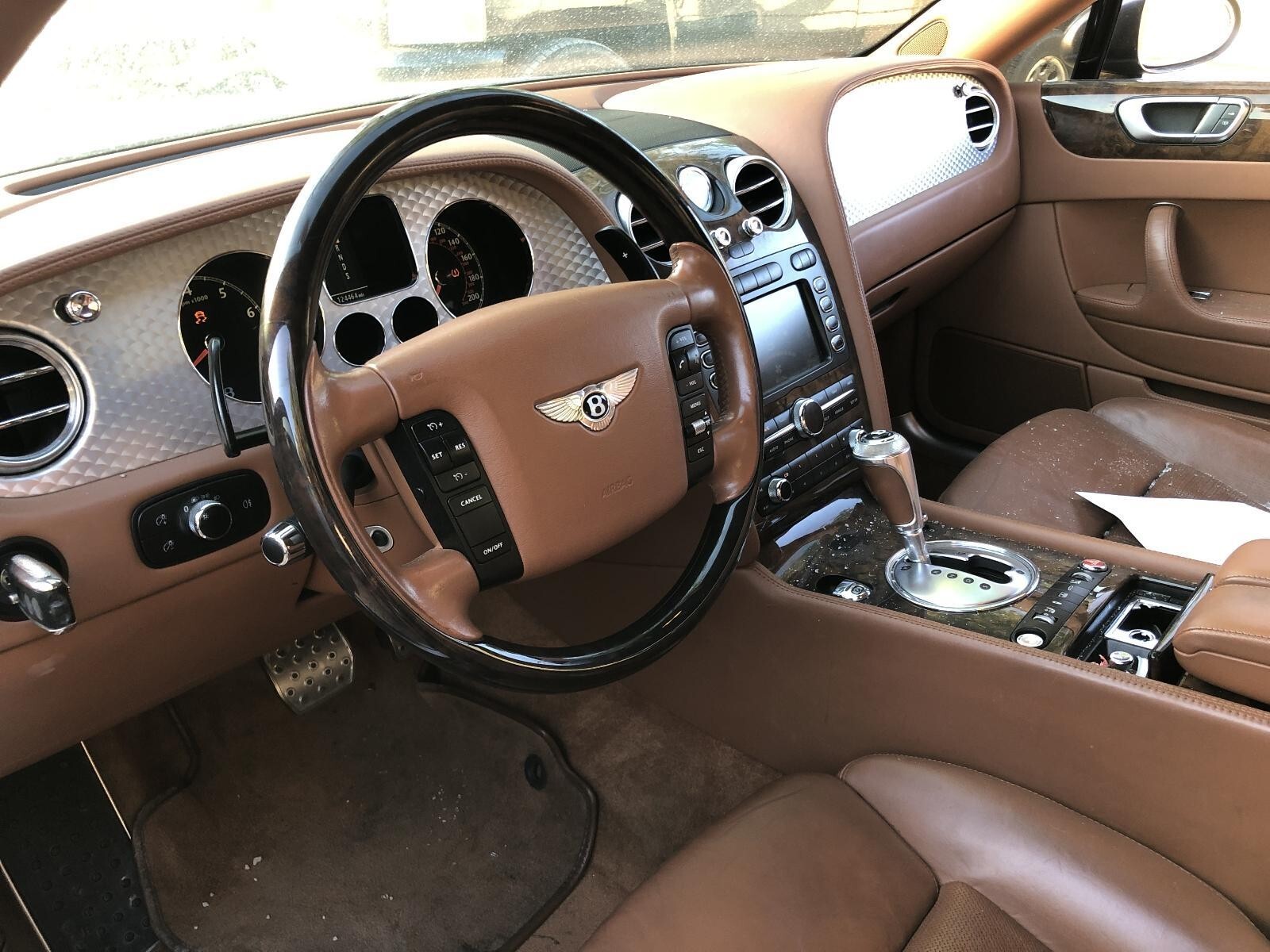 2006 BENTLEY CONTINENTAL FLYING SPUR Rear Back Seat Upper Cushion Right Passenge
