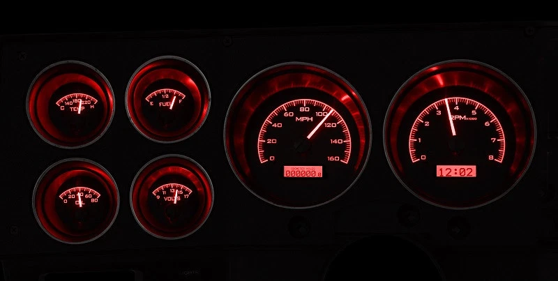 Dakota Digital 1973-87 Chevy GMC Pickup Truck Analog Gauge System VHX-73C-PU-K-R - Image 2 of 4