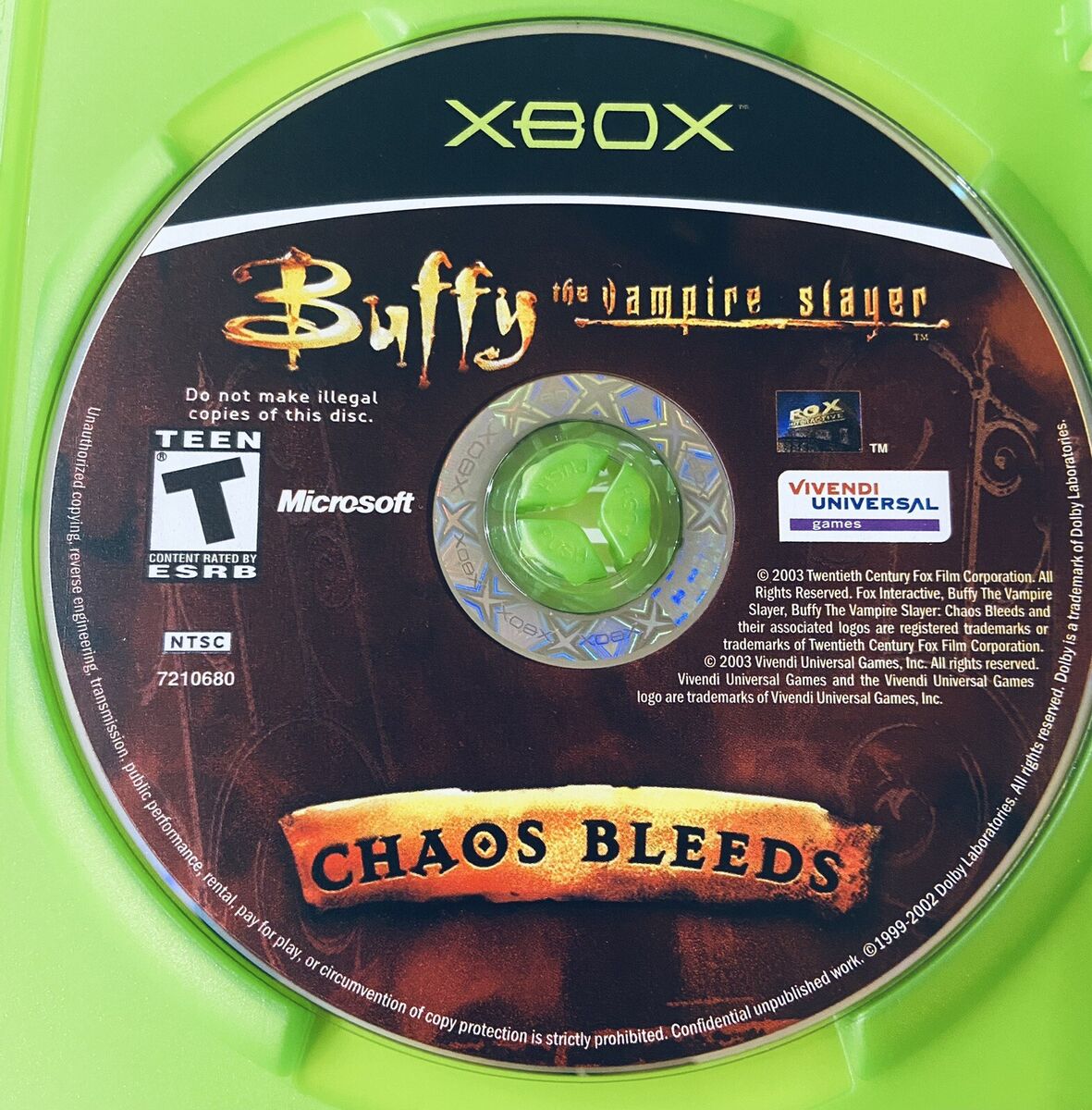 Buffy the Vampire Slayer: Chaos Bleeds - Original Xbox Game Buffy the Vampire Slayer: Chaos Bleeds - Original Xbox Game