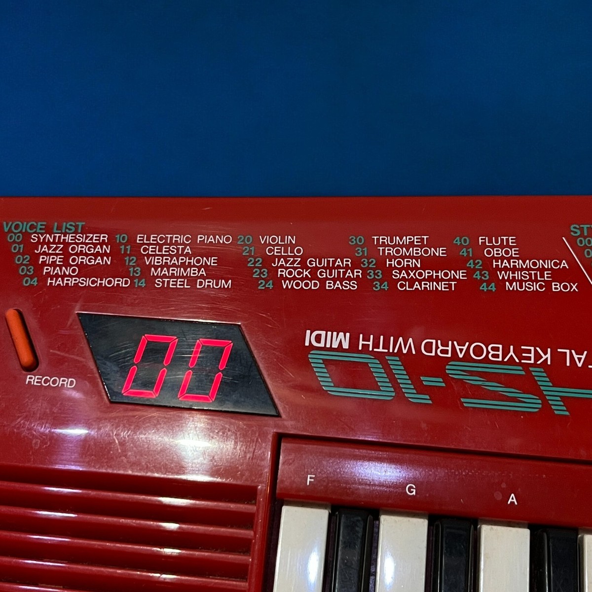 ヤマハ SHS-10 R Yamaha SHS-10R shoulder keyboard Shorkey RED w/Box accessory