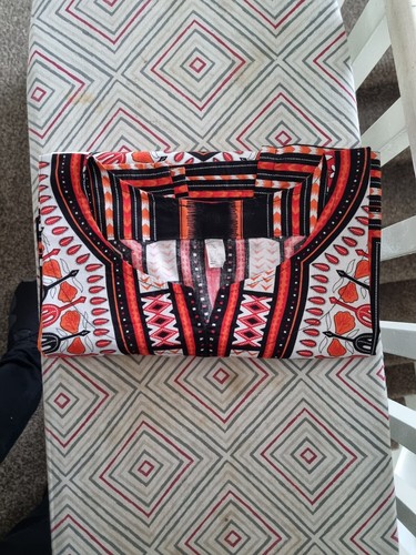 Traditional Costume African Tribal Dashiki Print Vintage T-Shirt Unisex Size XL - Picture 3 of 4