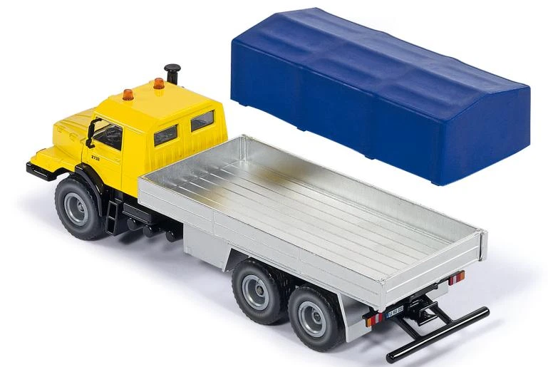 SIKU - MERCEDES Zetros a 2 assi blu inclinabile - 1/50 - SIK3547 - Immagine 2 di 2