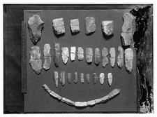 Photo:of flints prehistoric Series