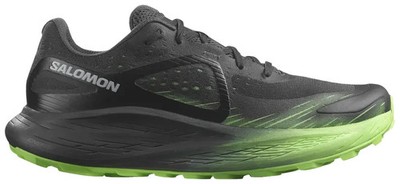 Salomon Glide Max TR Mens Sz 14 Running Trail Hiking Shoes Black/Green 473174