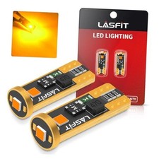 194 168 T10 2825 W5w Led Bulb Canbus Error Free Non-polarity Pack Of 2 Amber
