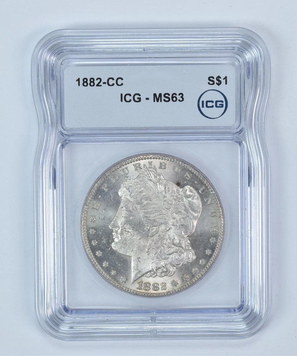 Carson City Grade MS 63 1882 Year Morgan US Dollars (1878-1921