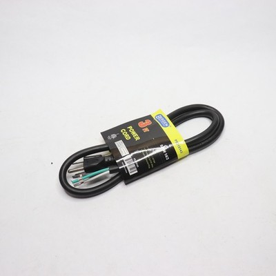 Bergen Industries Appliance / Power Tool Cord Black 3-Wire 14/3 3-ft PS315143