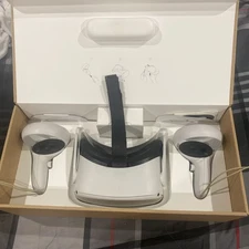 Meta Oculus Quest 2 128GB Standalone VR Headset - White W 40$ elite strap