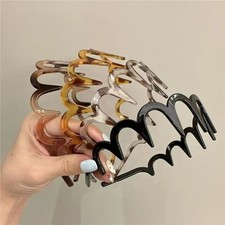Zig Zag Tooth Headband Non Slip Hair Band U Shape Hoop Women Fashion