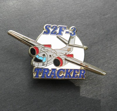 TRACKER S2F-3 US NAVY USN ANTI SUBMARINE ASW AIRCRAFT LAPEL PIN 1.5 INCHES