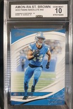 2025 Panini Absolute Amon-Ra St. Brown CCG 10 No. 45