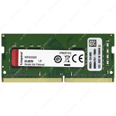 Kingston 8GB DDR4 2400 MHz PC4-19200 1Rx8 SODIMM Laptop Memory RAM