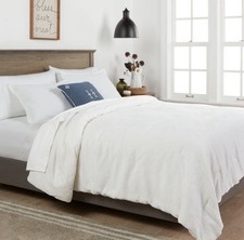 Threshold 3-Piece Cotton Waffle Comforter Set Waffle-Weave OEKO-TEX FULL/QUEEN