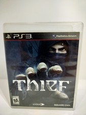 Thief (Sony PlayStation 3, 2014) no manual - sticker on middle of disc