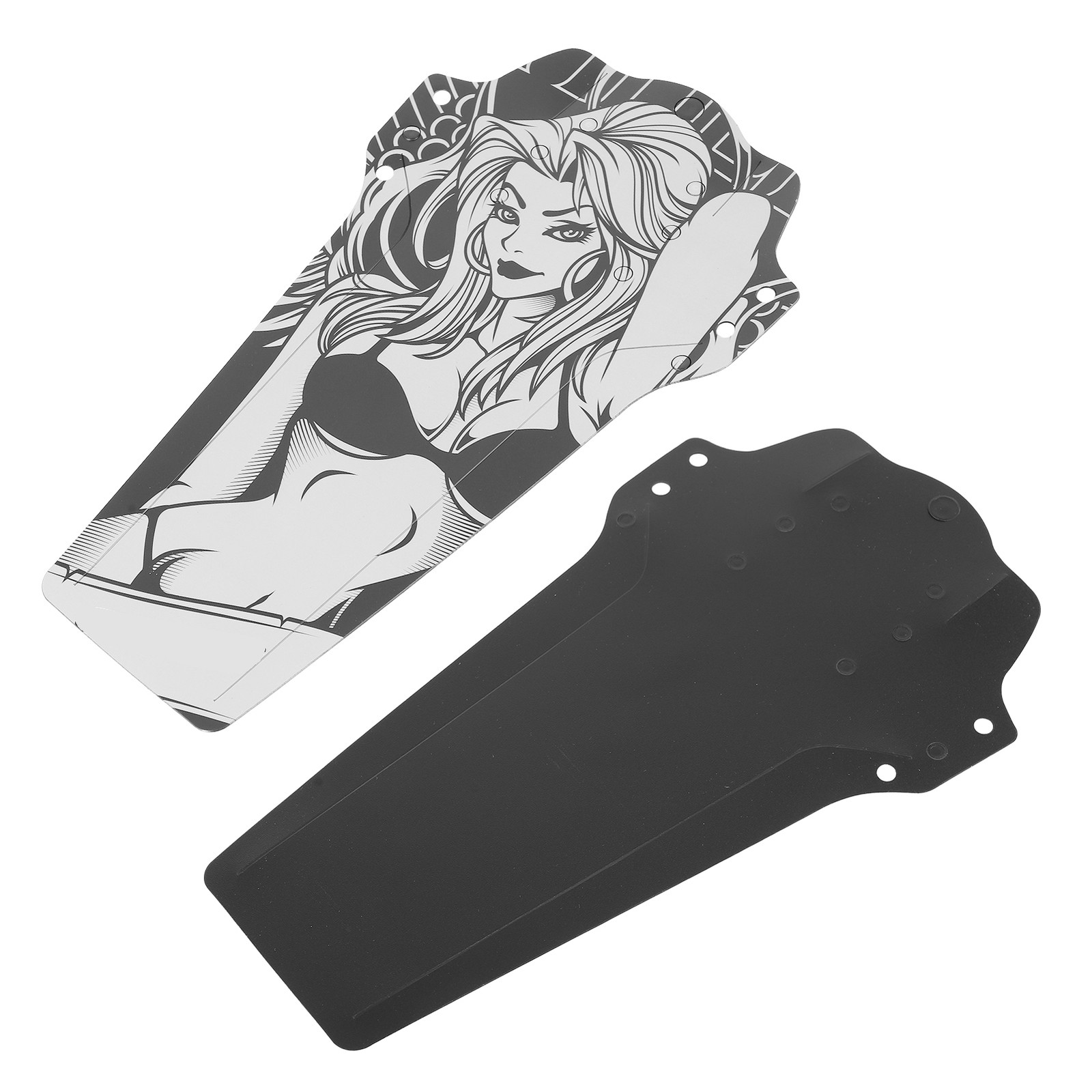 Enlee Mountain Bike Front /Rear Mud Guard PP5 Plastic Material Bicycle Fenders