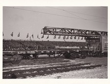 FOTO ER&Ouml;FFNUNG SCHIFFSHEBEWERK NIEDERFINOW BRANDENBURG DR WAGGON  1934 18x24 cm