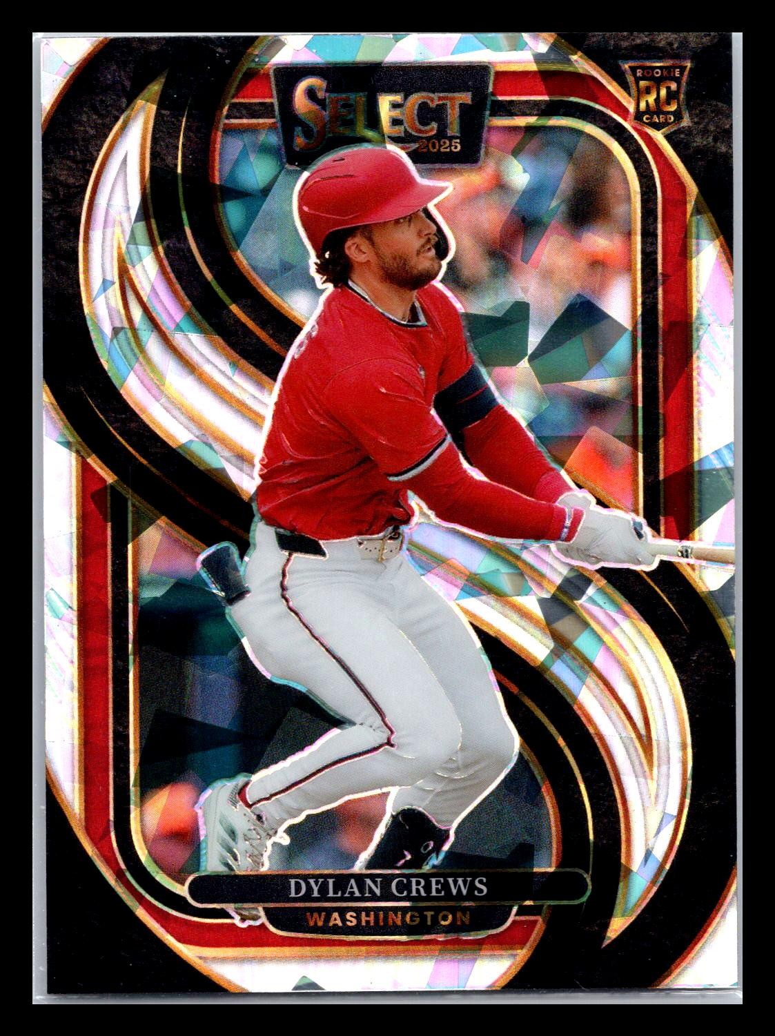 2025 Panini Select #137 Dylan Crews Ice Prizms