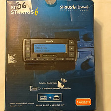 Sirius Stratus 6 Satellite Radio FM Transmitter SDSV6V1 Black/Blue