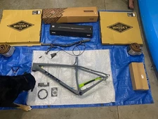 Trek Stache carbon single speed custom build suspension mountain bike RockShox 