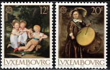 1989 Luxembourg Europa CEPT MNH Paintings Children Games