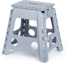 LIVIVO Folding Step Stool – Compact and Lightweight Two Tier Anti Slip Steppi