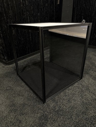Moducase DF60 Display Case-READY TO SHIP. Black Base; LED Strip. L@@K!