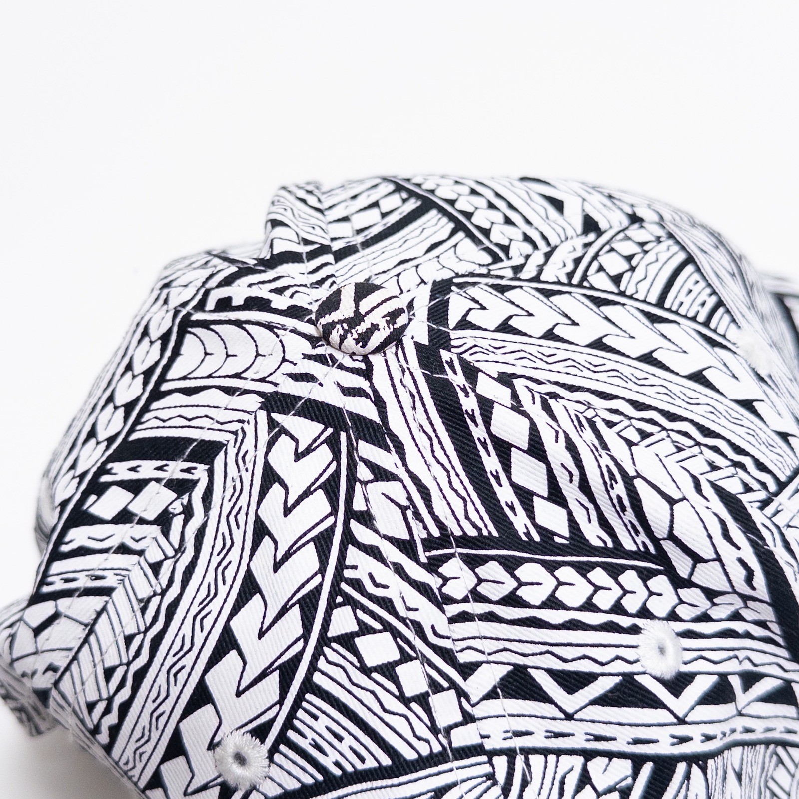 Double Portion Supply Snapback Hat Black White Tr… - image 11