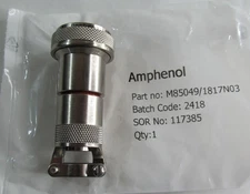 NEW AMPHENOL PCD M85049/1817N03 CIRCULAR MIL SPEC BACKSHELL ENV EMI/RFI SIZE 17