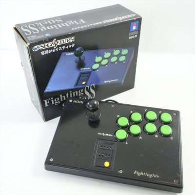 Sega Saturn HORI FIGHTING STICK SS Controller Boxed HSS-07 Tested 9102