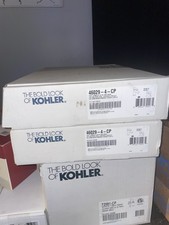 Kohler K-46029-4-CP Bathroom Sink Taut Faucet W Grid Drain Chrome NEW