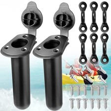 Kayak Fishing Rod Holder,Kayak Deck Flush Mount Rod Holder Fishing Boat Rod H...