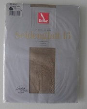 FALKE Seidenglatt 15 DEN Strumpfhose Altgold Gr. II/M Oro Nuovo OVP