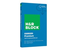 New 2021 H R Block Tax Software Premium Edition for PC/MAC Key Card 