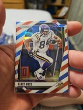2024 Panini Prizm - Red White & Blue Prizm #192 Randy Moss