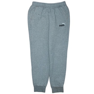 Puma Jogginghose Herren Grau Baumwollmischung Tapered M
