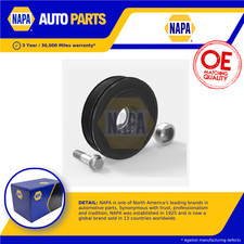 Crankshaft Pulley (TVD) fits NISSAN QASHQAI J10, JJ10E 2.0 07 to 14 NAPA Quality