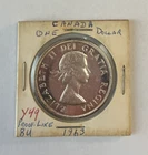 1963 Canada 1 Dollar 80% Silver Coin BU Proof Like Queen Elizabeth II (MM00192)