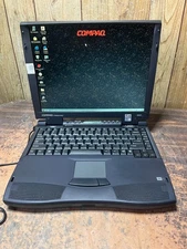 Vintage Compaq Presario Windows 98 Gaming Laptop Floppy Serial Parallel P2 CPU