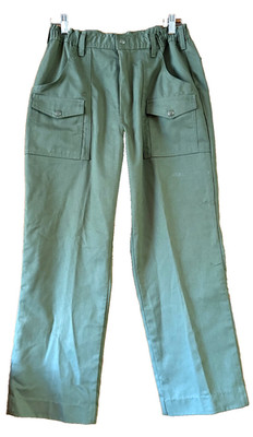 Boy Scouts of America BSA Uniform Pants Mens 33x33 Green Straight Leg Utility