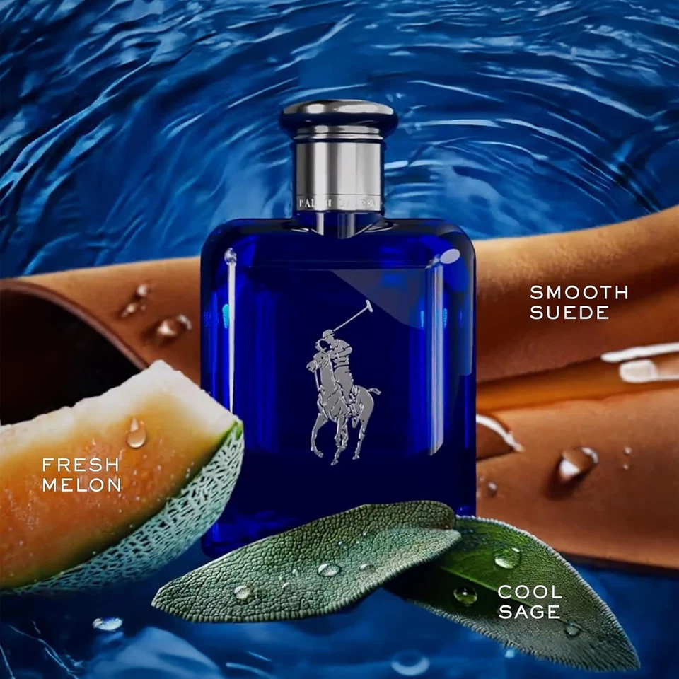 Ralph Lauren Polo Blue Eau de Toilette for Men – Fresh & Invigorating Cologne - Image 3 of 4