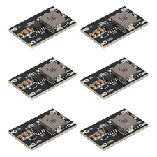 6pcs Mini Buck Converter, DC to Circuit Board Input 6-24V 5V 2A 10W... 