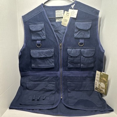 Vintage Bugle Boy Fishing Safari Photographer Vest Hiking Vest Hunting- Medium
