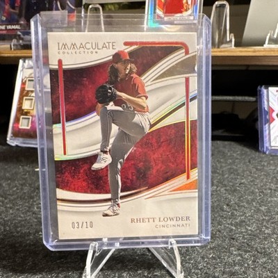 Panini 2026 Immaculate Collection Rhett Lowder #14 Cincinnati Reds 03/10