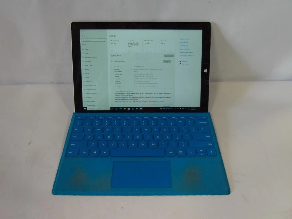 Preços baixos em Microsoft Surface Pro 3 256GB Tablets e ereaders