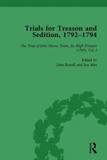 Trials for Treason and Sedition 1792-1794, Hardcover by Barrell, John; Mee, J...