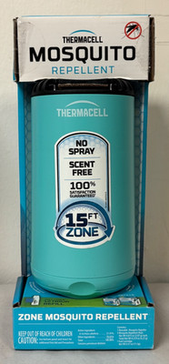 Thermacell - Patio Shield Mosquito Repellent 15 Foot Protection - Teal Blue